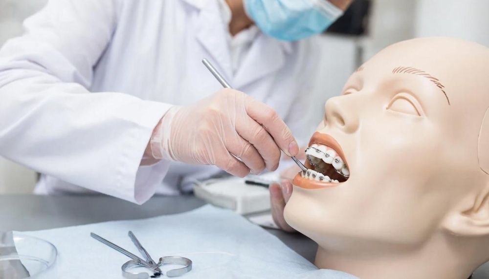 Установка брекетов